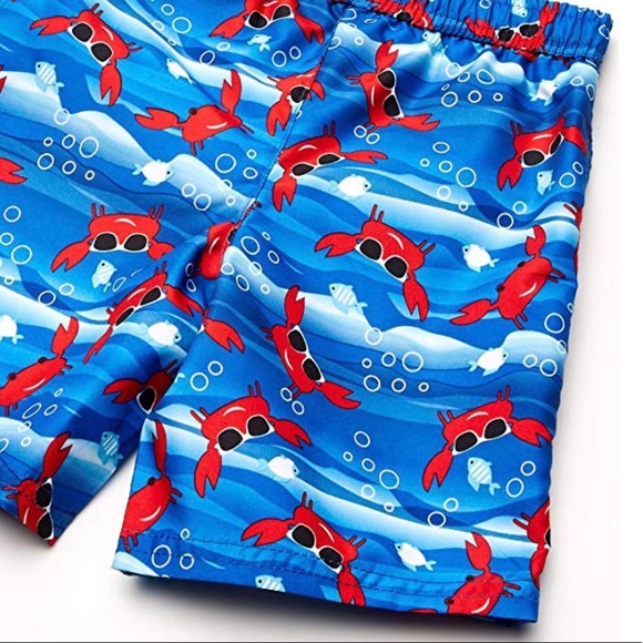 3/$25 *NWT* Boys 4T Swim Trunks with Lobsters - Picture 5 of 5